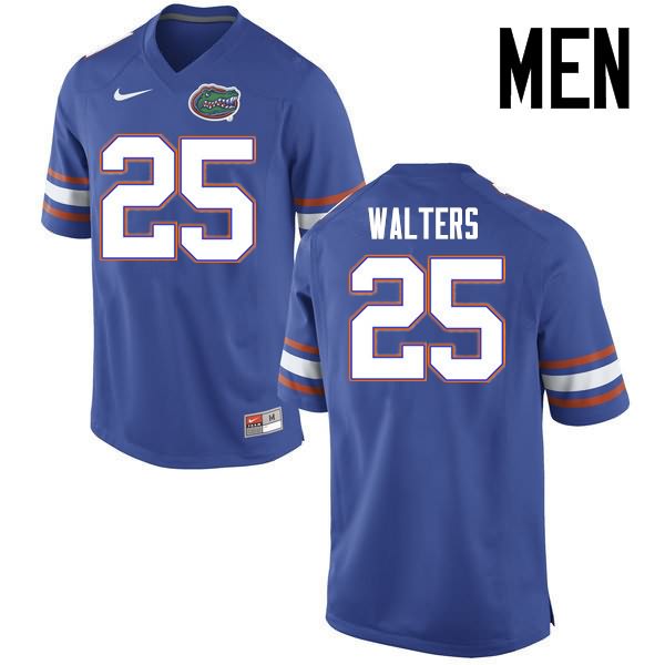 NCAA Florida Gators Brady Walters Men's #25 Nike Blue Stitched Authentic College Football Jersey UFF0064OD